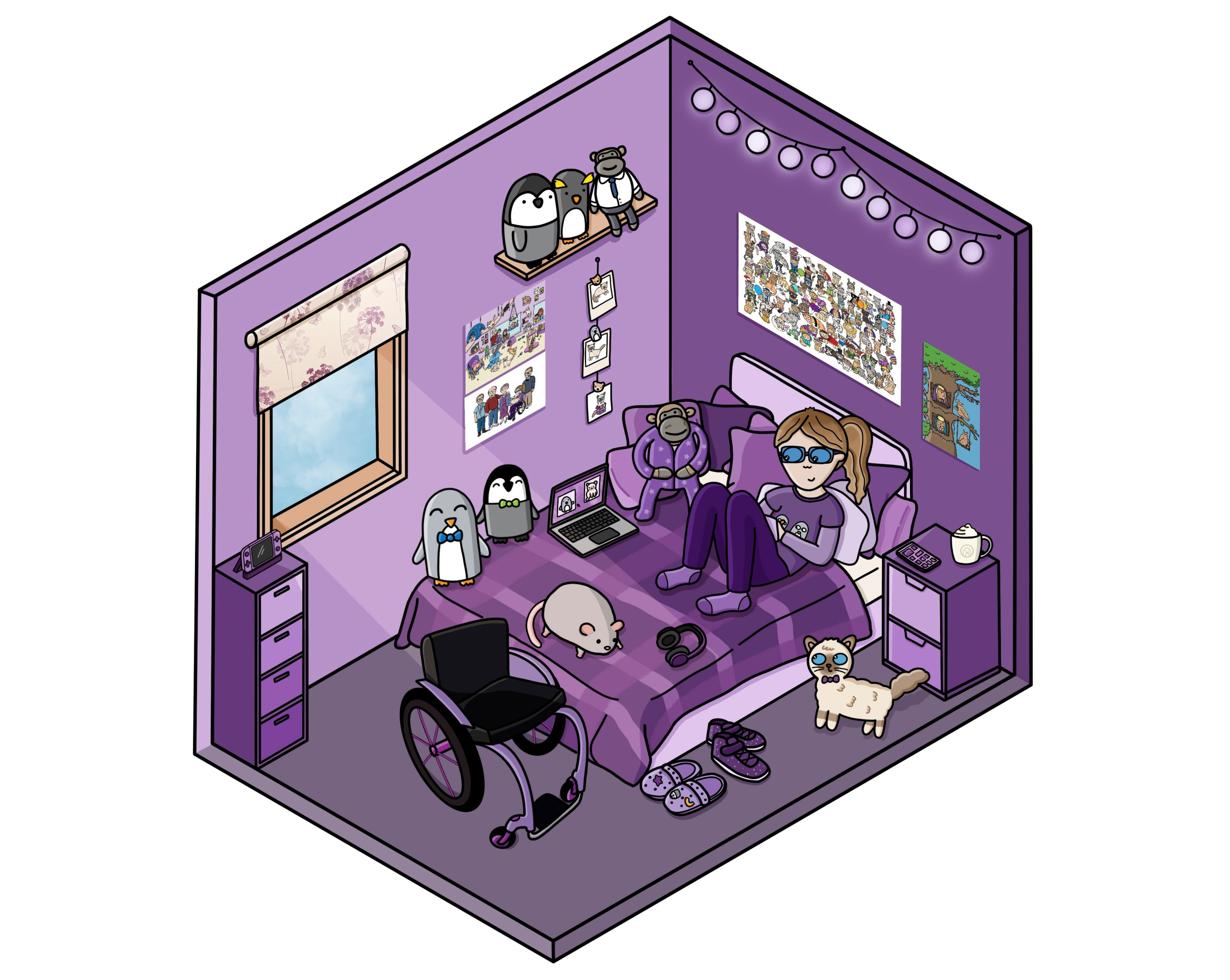 Violet Ruth Mutch My Room