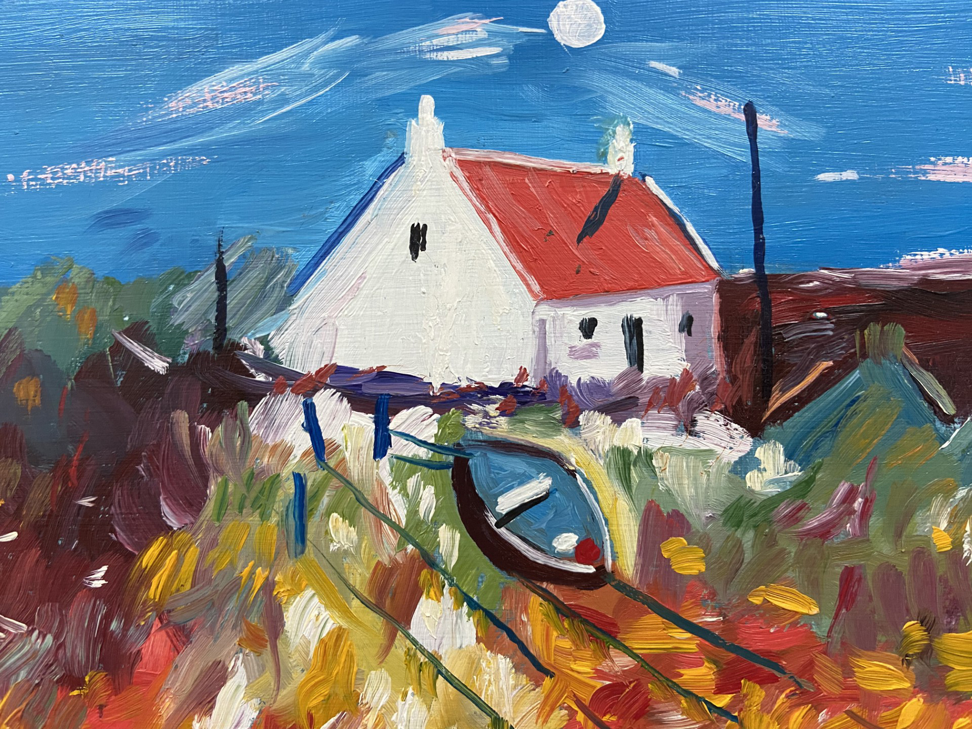 Scottish Croft with Boat - Image 2
