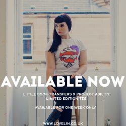 Little Book Transfers t-shirt is now on sale