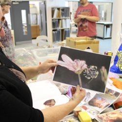 Welsh artists from Celf O Gwmpas in residence at Project Ability